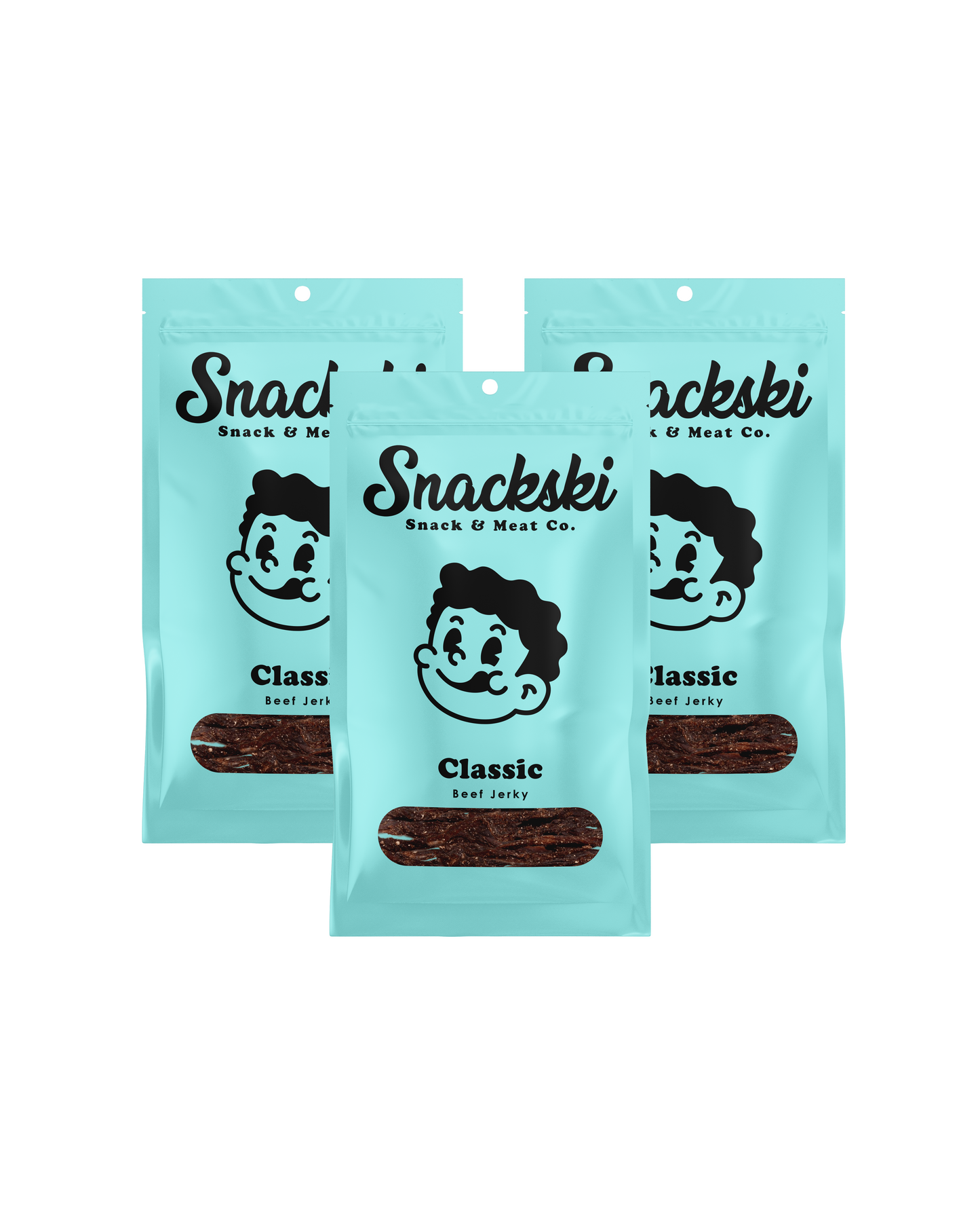 Classic Snackski Beef Jerky (3-Packs)