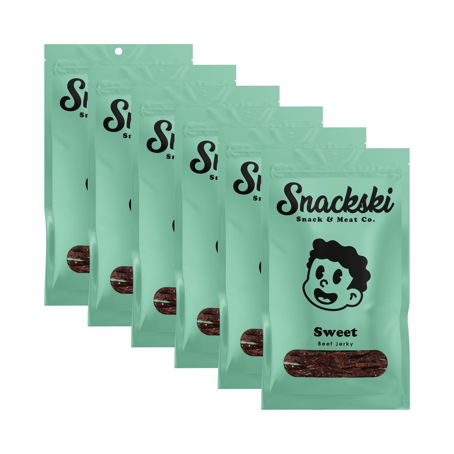 Sweet Beef Jerky Strips (6-Packs)