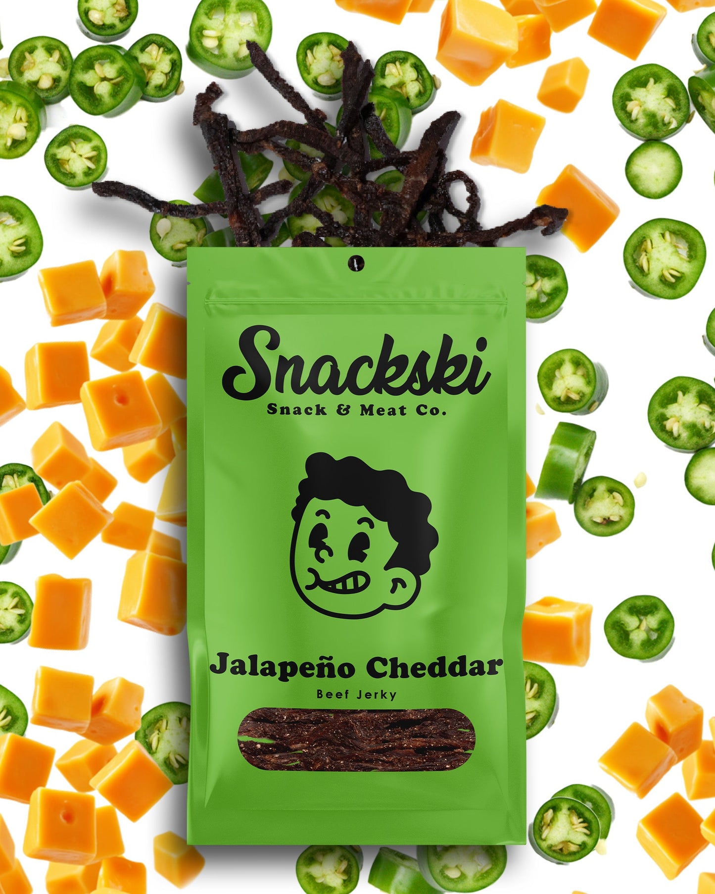 Snackski Jalapeno Cheddar Beef Jerky