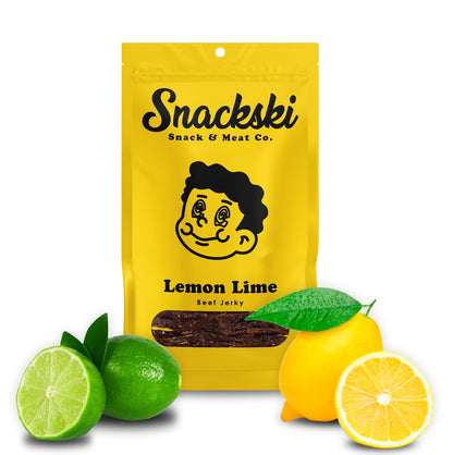 Lemon Lime Snackski Beef Jerky (3-Packs)