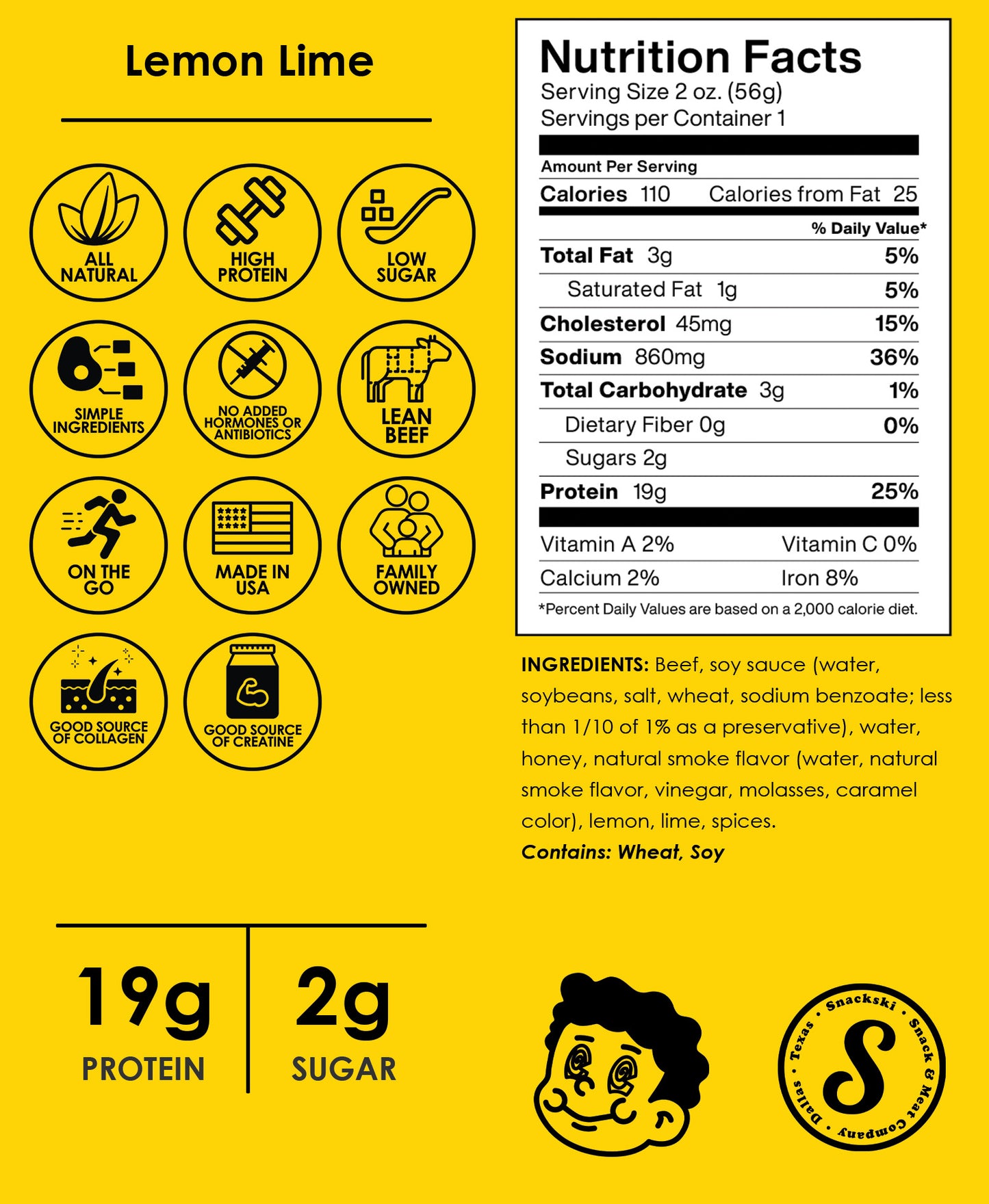Lemon Lime Jerky Strips