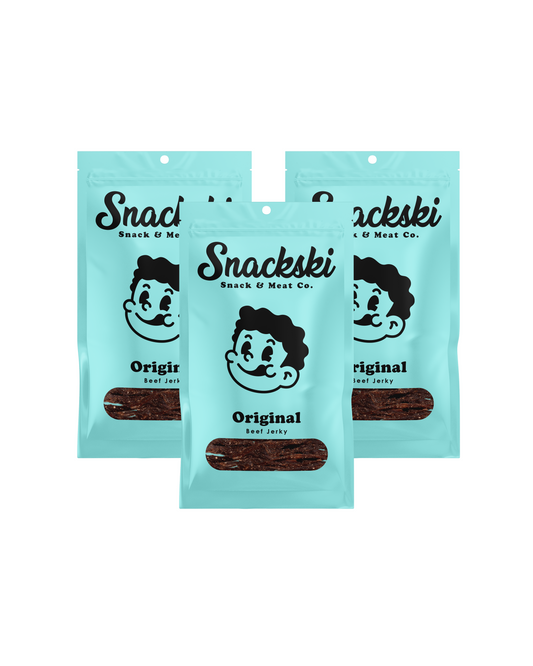 Original Snackski Beef Jerky (3-Packs)