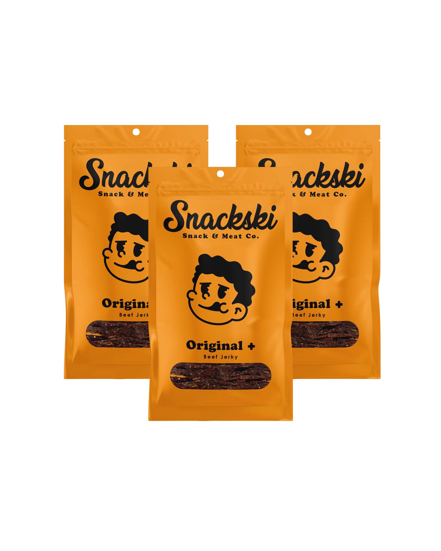 Original + Snackski Beef Jerky (3-Packs)