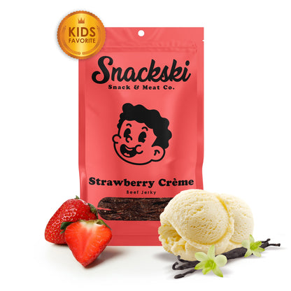 Strawberry Créme Jerky Strips (Sampler)