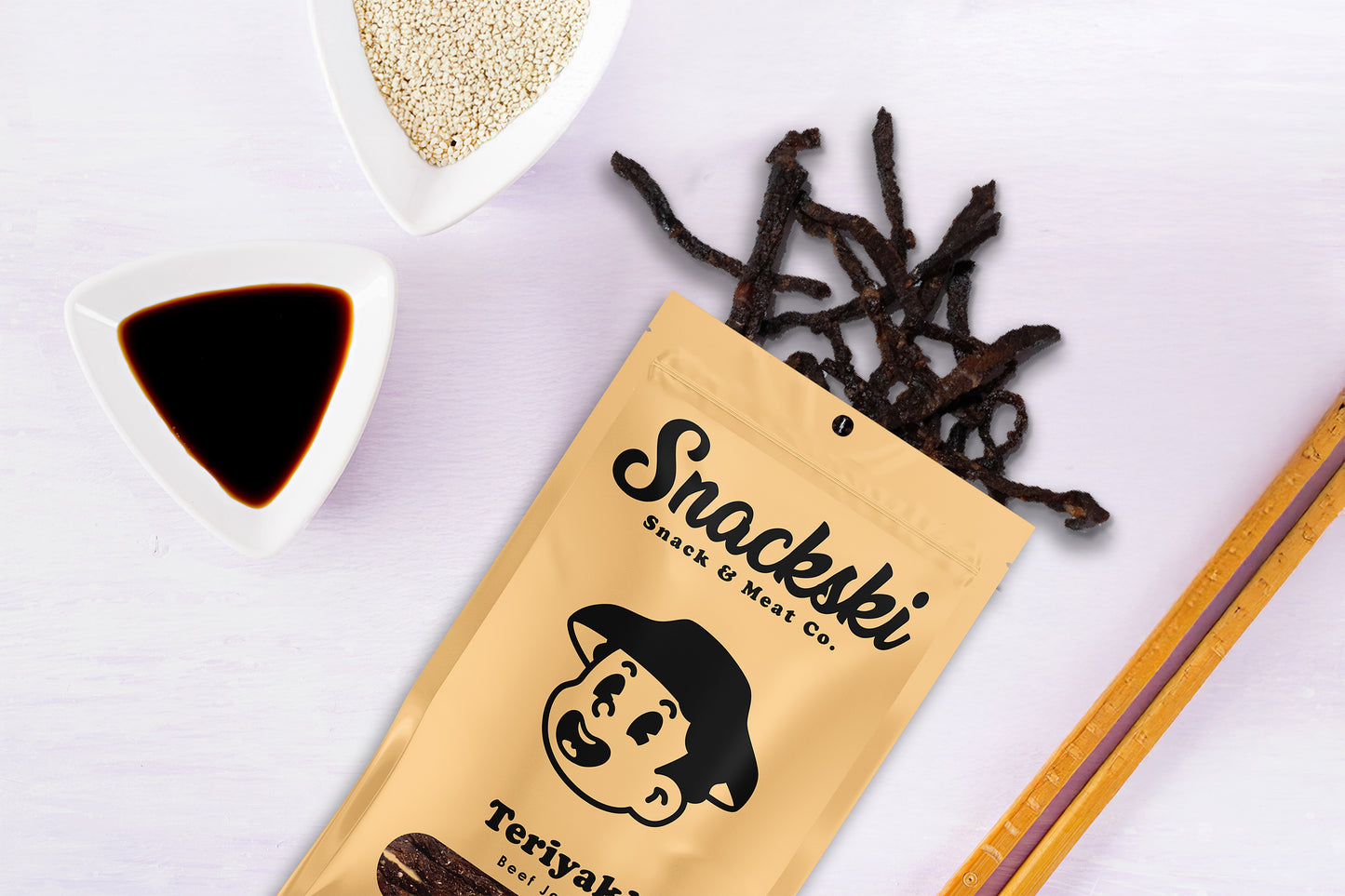 Teriyaki Snackski Beef Jerky (3-Packs)